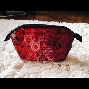 Rose Patterned Cosmetic Bag